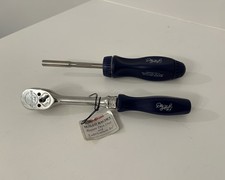 Snap-On Tools F836 3/8 ratchet & Screw Driver & bits- Dale Earnhardt Blue (101) picture
