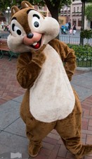 DISNEYLAND CHIP & DALE CHIPMUNK CAST MEMBER CHARACTER COSTUME GLOVES & FEET picture