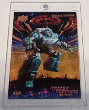 UPPER DECK TRANSFORMERS THE MOVIE 40TH SPECIAL EDITION KUP #78/86 UNICRON GOLD picture