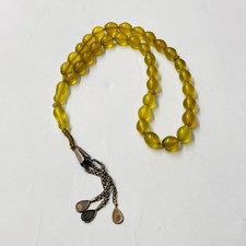 Natural Afghan Shah Maqsood Tasbih 33 Beads 30g Handmade Islamic Prayer Beads picture