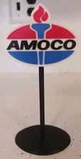 Amoco Gasoline Gas Oil Miniature Display Diorama 3d Printed Sign. 6.5