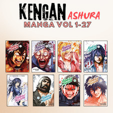 Kengan Ashura Manga English Vol 1-27 Complete Series Paperback Books Sandrovich picture