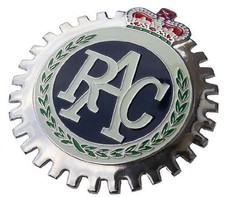 Classic British Car Grille Badge - Royal Automobile Club RAC Emblem, Auto Decor picture