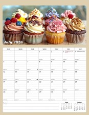 2026 - 2027 Calendar Magnetic Peel & Stick 18 Months 8.5