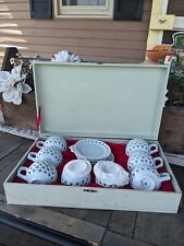 Vintage Chinese Guangbao Art Pottery Tea Set By Artist Jirong Li picture