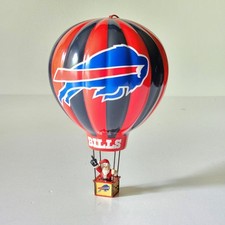 NOS Buffalo Bills Hot Air Victory Balloon Christmas Ornament 2004 Danbury Mint picture