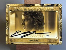 Topps 2025 Star Wars Masterwork Fall of the Chosen One Gold FGOLD-15 1/1 Auto picture