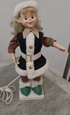 Vintage Animated Telco Santa’s Elf Plug In Works Excellent Condition 20