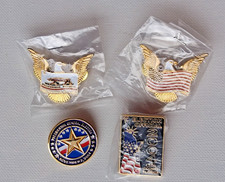 VTG California Election Pin Lot Eagles Arnold Schwarzenegger Recall 2003, '04 picture