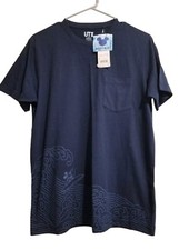 Vintage Mickey Blue Short Sleeve Youth Graphic T-Shirt Sz S (10-12) Years Navy picture