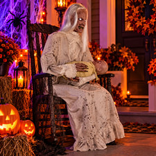 Haunted Hill Farm Gravely Granny Tekky Animatronic HHGRVLYGRNY-1FLSA picture