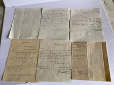 CIVIL WAR LOT OF 6 PENN VOL RGT VARIOUS DATES ORDNANCE EQUIPAGE CATTLE DAILY ETC picture
