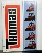 1980s Thomas T-83 103 133 173 233 Specifications Construction Sales Brochure picture