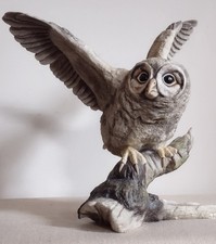Stunning Boehm Bisque Porcelain Baby Spotted Owl Figurine #20253 England 1989~9