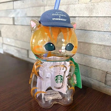 2026 Starbucks Singapore x Mofusand 🐱 Cat Shaped Glass Cup Collection New❗️❗️ picture
