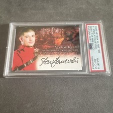2005 Artbox Harry Potter Stanislav Ianevski Goblet Of Fire Auto PSA 8 Auto 10 picture