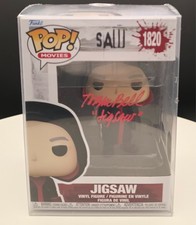 Funko Pop Jigsaw #1820 Saw Tobin Bell Signed Inscribed OC Auth Protector picture