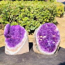 990g+860g grams of natural purple crystal cave mineral specimen MH3228 picture