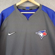 Nike Toronto Blue Jays Men 2XL Sweatshirt Dri-Fit MLB Blue picture