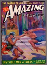 Amazing Stories Oct 1941 Burroughs, J. Allen St. John FC, Frank Paul picture