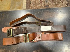 Pair Of US WW2 officers Belts From A US Col. Estate With Col ID picture