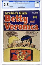 Archie's Girls Betty and Veronica #1 CGC 2.5 1950 4406018001 picture