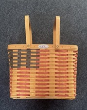 1998 Longaberger collectors Club 25th anniversary flag basket. picture