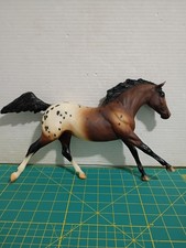 Vintage Breyer Horse 1998: Sir Wrangler #722 Bay Semi-leopard Appaloosa retired picture