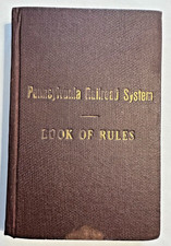 Vintage 1925 Pennsylvania Railroad System Book of Rules picture