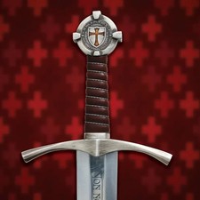 Handmade Knights Templar The Accolade Sword with Scabbard - Medieval Replica picture