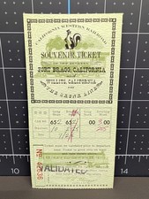 Vintage 1966 California Western Railroad Skunk Train Ticket (1966) picture