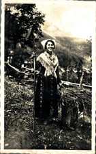 VALLI di LANZO, Turin - Antique Costume - VG - #001 picture