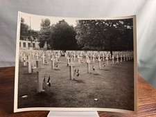 Original Vintage St. Mihiel American Cemetery France Memorial Day Flags Photo picture