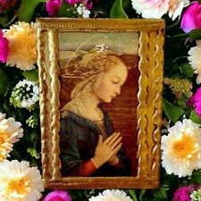 Madonna Miniature Art Made In Italy Artist F. LIPPI The Adoration Religious 4