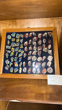 Dale Earnhardt NASCAR Winning Pin Collection Framed Display Case 73 of 76 picture