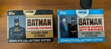 1989 Topps Batman Movie Cards Complete Collectors Limited Edition Set 1 & 2 picture