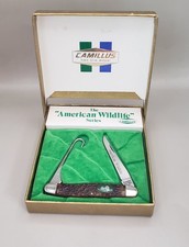 Camillus  Cutlery  New  York  # 17  Muskrat  knife  W / Gut  Hook picture