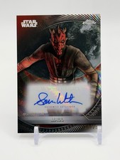 2025 Topps Star Wars Hyperspace Sam Witwer as Maul Hyperlanes Auto 25/25 OMEGA picture