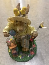 Vintage Easter Rabbit Porcelain Statue picture