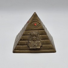 Vintage Brass Egyptian Pyramid picture