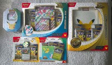 Pokemon TCG 30th Anniversary Sealed Product Bundle - Binder, Blister, Tin, EXBox picture
