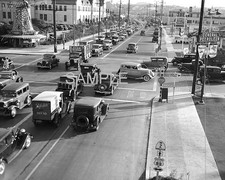 1936 LOS ANGELES Street Scene Photo (232-W) picture