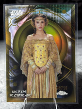 2026 Topps Chrome Star Wars Padmé Amidala AUREBESH 09/50 Color Match picture