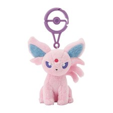 Pokemon Center Espeon Plush Mascot with Poke Ball Carabiner 4521329437316 picture