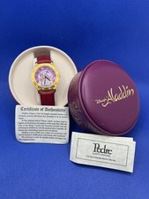 Disney Aladdin Pedre Watch Limited Edition 10000 with COA and Purple Tin picture