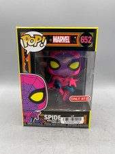 Funko Pop 652 Spider-Man: Marvel ~ Target Exclusive ~ Black Light picture