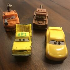 Disney Pixar CARS Lot of 4 Plastic Mater Pull Back picture