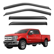 Window Visors Rain Guards for 2017-2026 Ford F250 F350 F450 F550 Super Duty picture