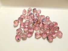 Tourmaline facet rough parcel. pink color. 104 cts. - 2.2 to 2.8 cts. clean. picture