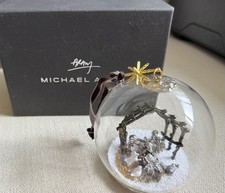 Michael Aram Manger Snow Globe Ornament  New in  Box 132412 picture